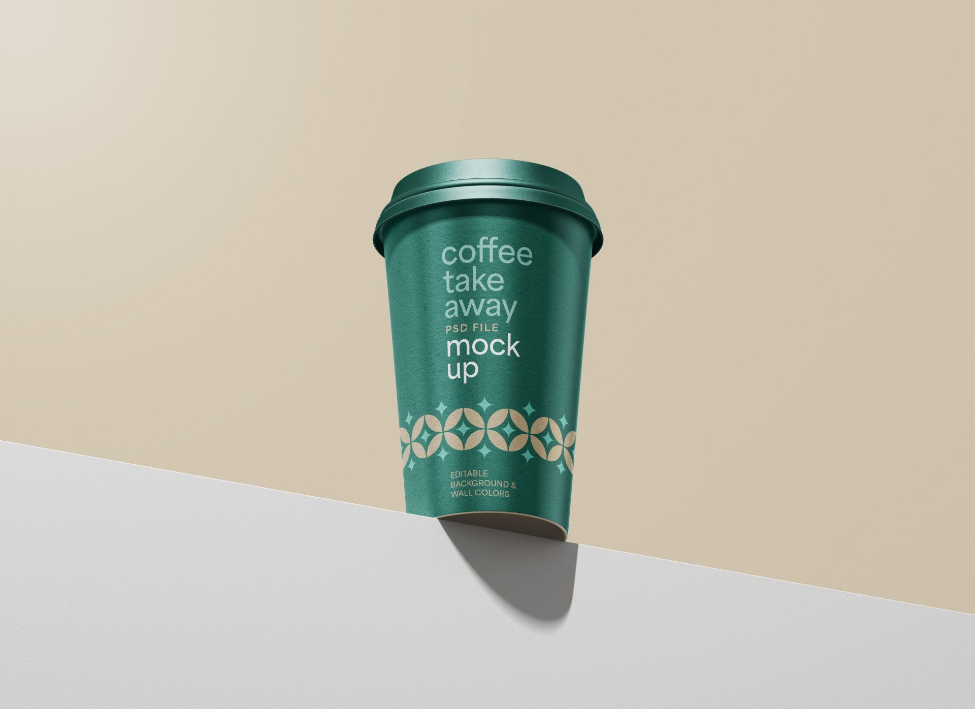 奶茶杯咖啡杯大中小杯 提案效果图展示VI智能贴图样机插图 奶茶杯咖啡杯大中小杯 提案效果图展示VI智能贴图样机