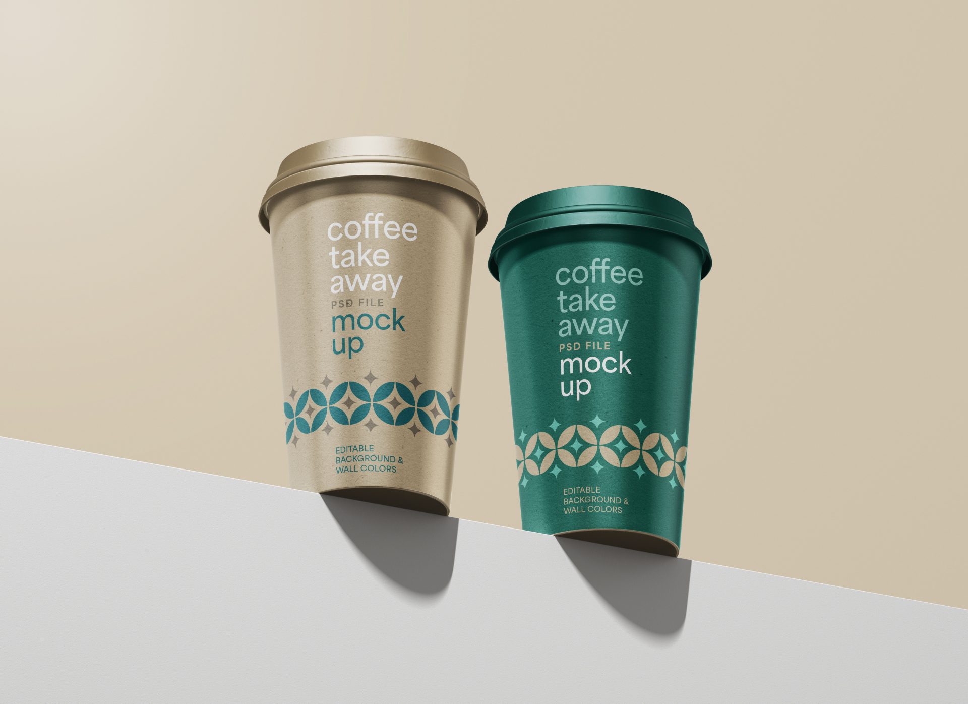 奶茶杯咖啡杯大中小杯 提案效果图展示VI智能贴图样机插图3 奶茶杯咖啡杯大中小杯 提案效果图展示VI智能贴图样机