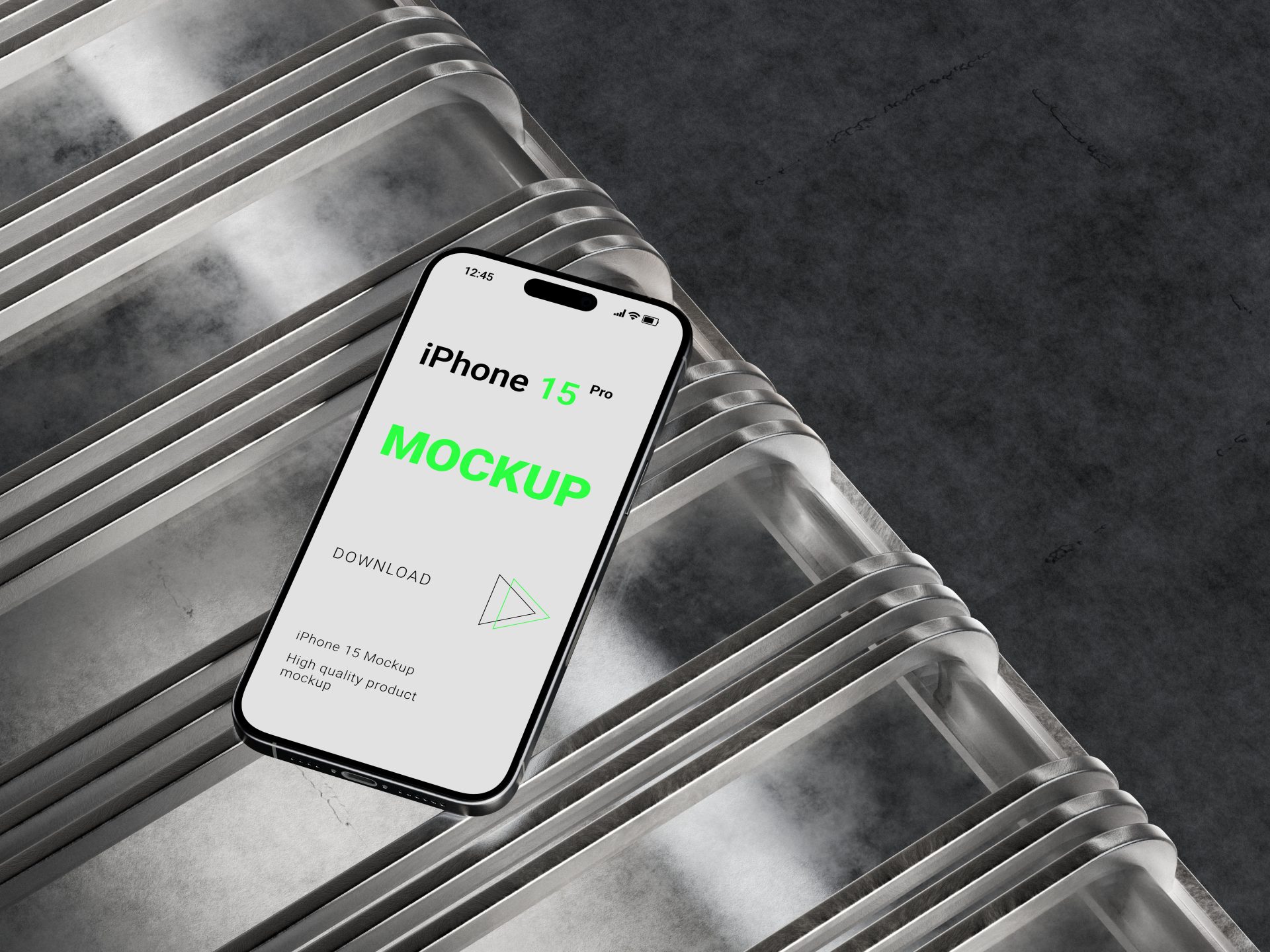 现代极简iPhone手机手表指示牌贴图样机插图4 现代极简iPhone手机手表指示牌贴图样机