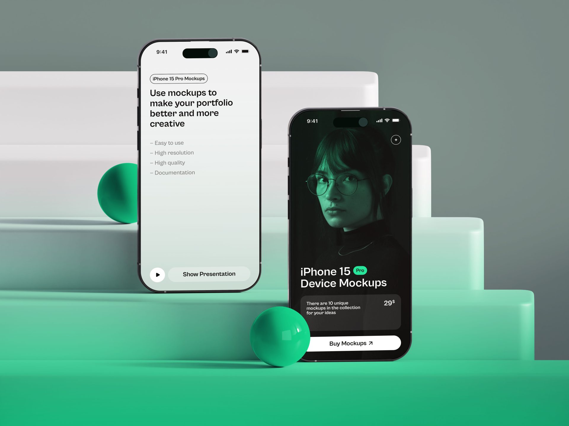 iPhone手机玻璃渐变风APP屏幕界面壁纸样机插图4 iPhone手机玻璃渐变风APP屏幕界面壁纸样机