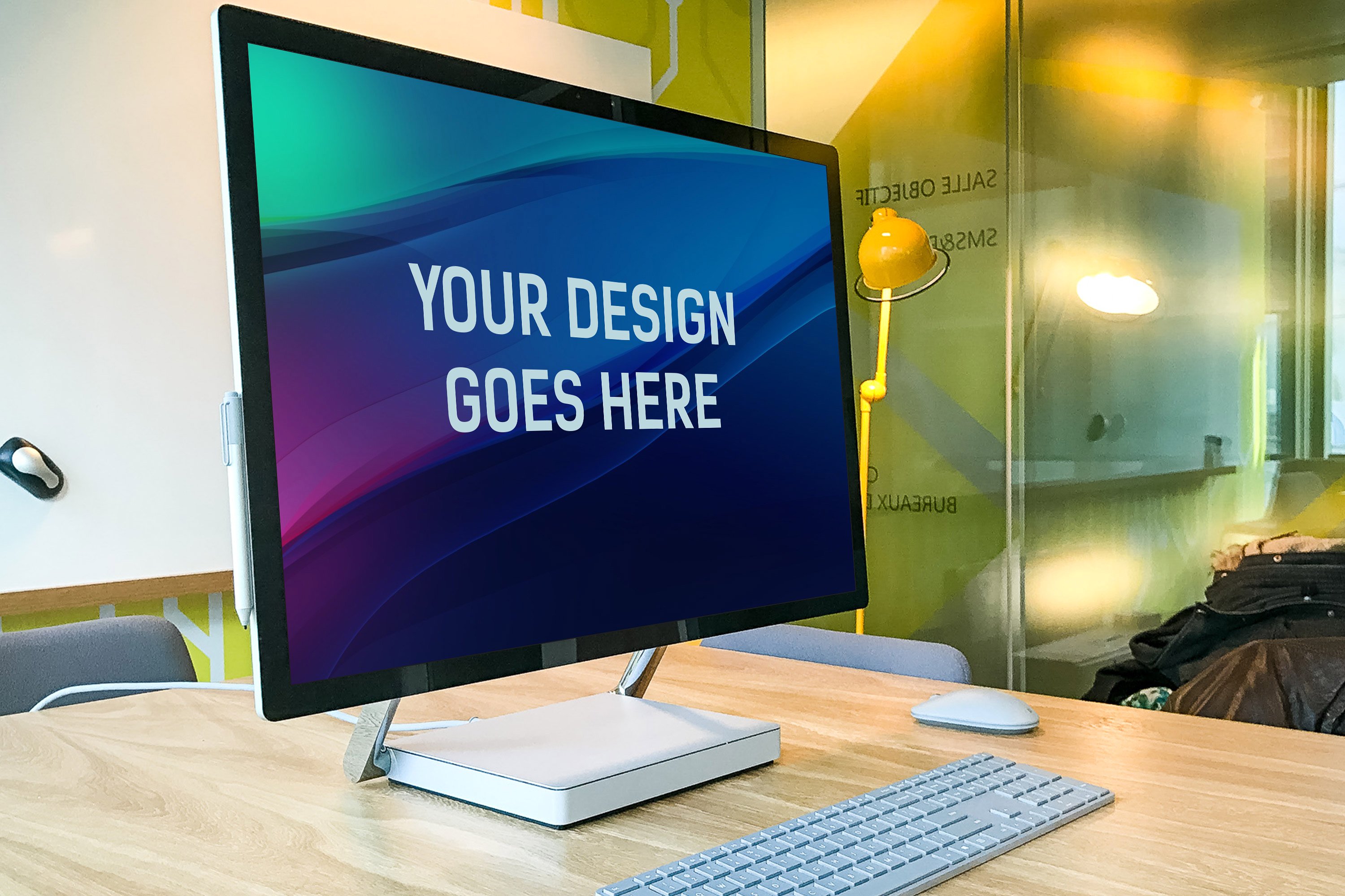 微软studio工作站样机展示模型mockups插图