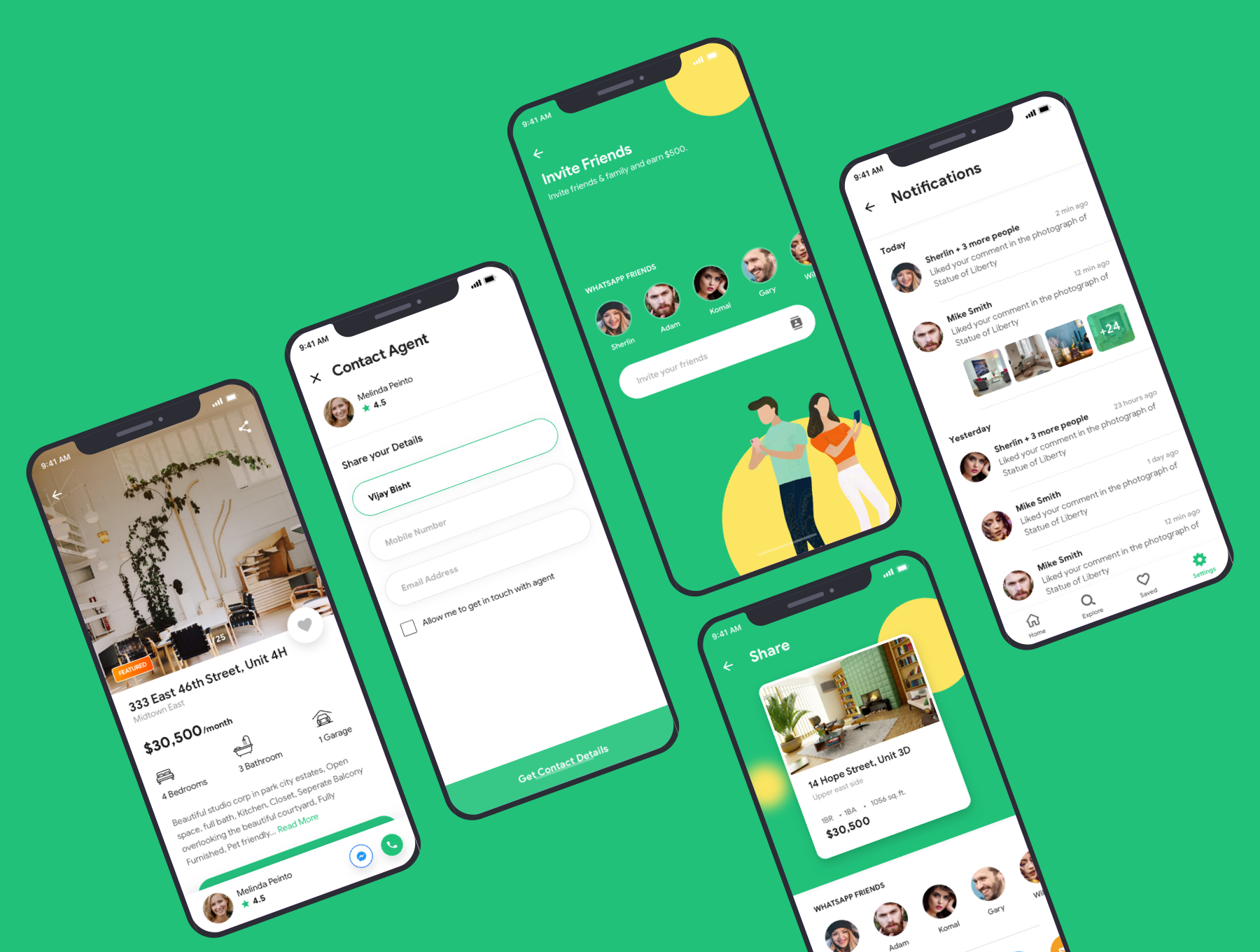 素材库下午茶：iOS酒店名宿美食交友APP UI KIT 下载 [Sketch]插图(4)