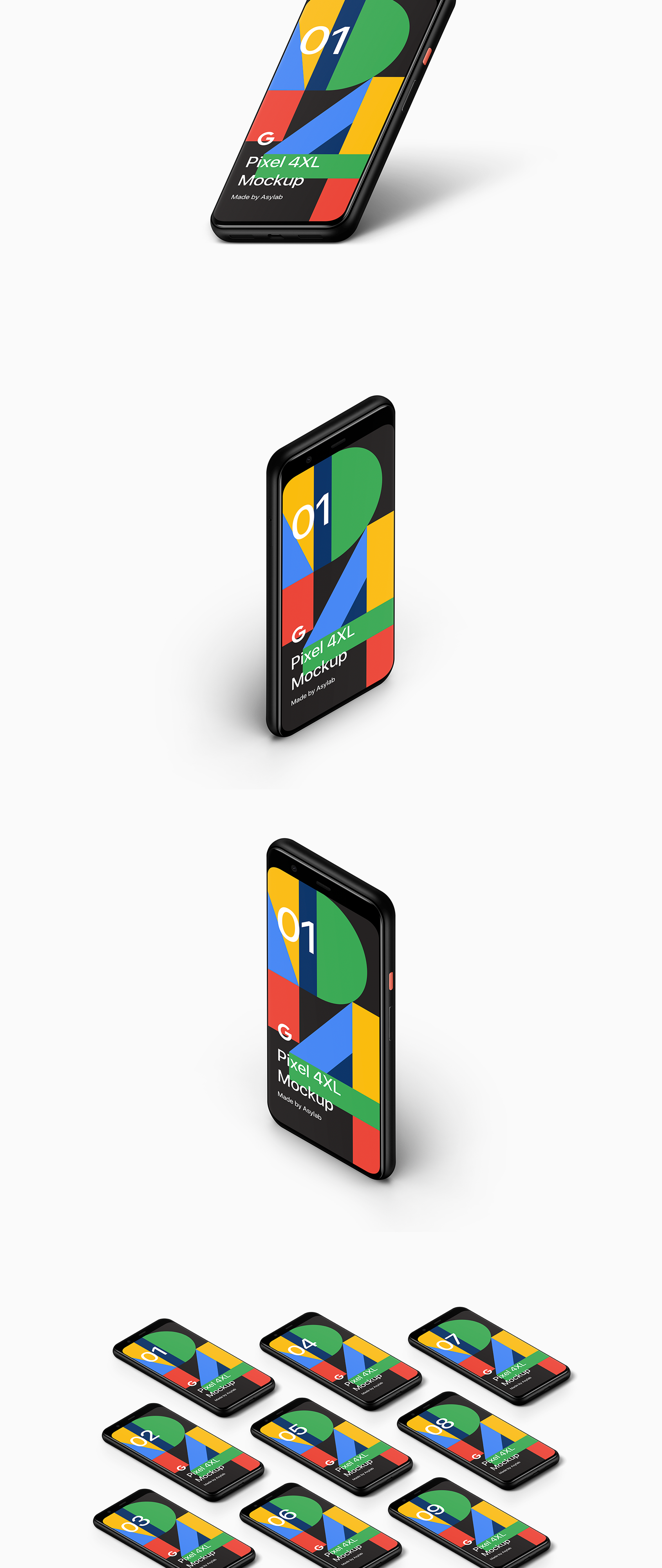素材库下午茶：Google Pixel 4-20个设备演示素材库精选样机合集插图(4)