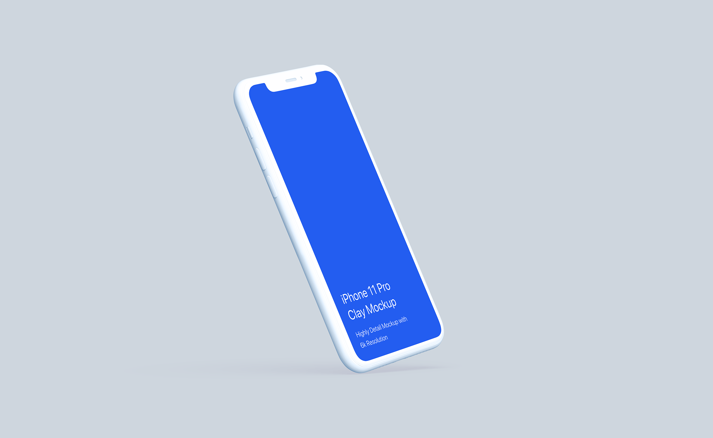 黏土材质iPhone 11 Pro智能手机素材库精选样机 Clay iPhone 11 Pro Mockup – Clay Mockup Scenes插图(7)