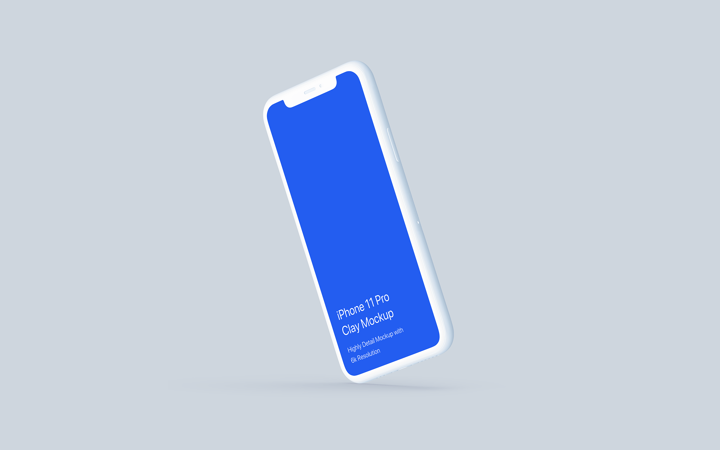 黏土材质iPhone 11 Pro智能手机素材库精选样机 Clay iPhone 11 Pro Mockup – Clay Mockup Scenes插图(8)