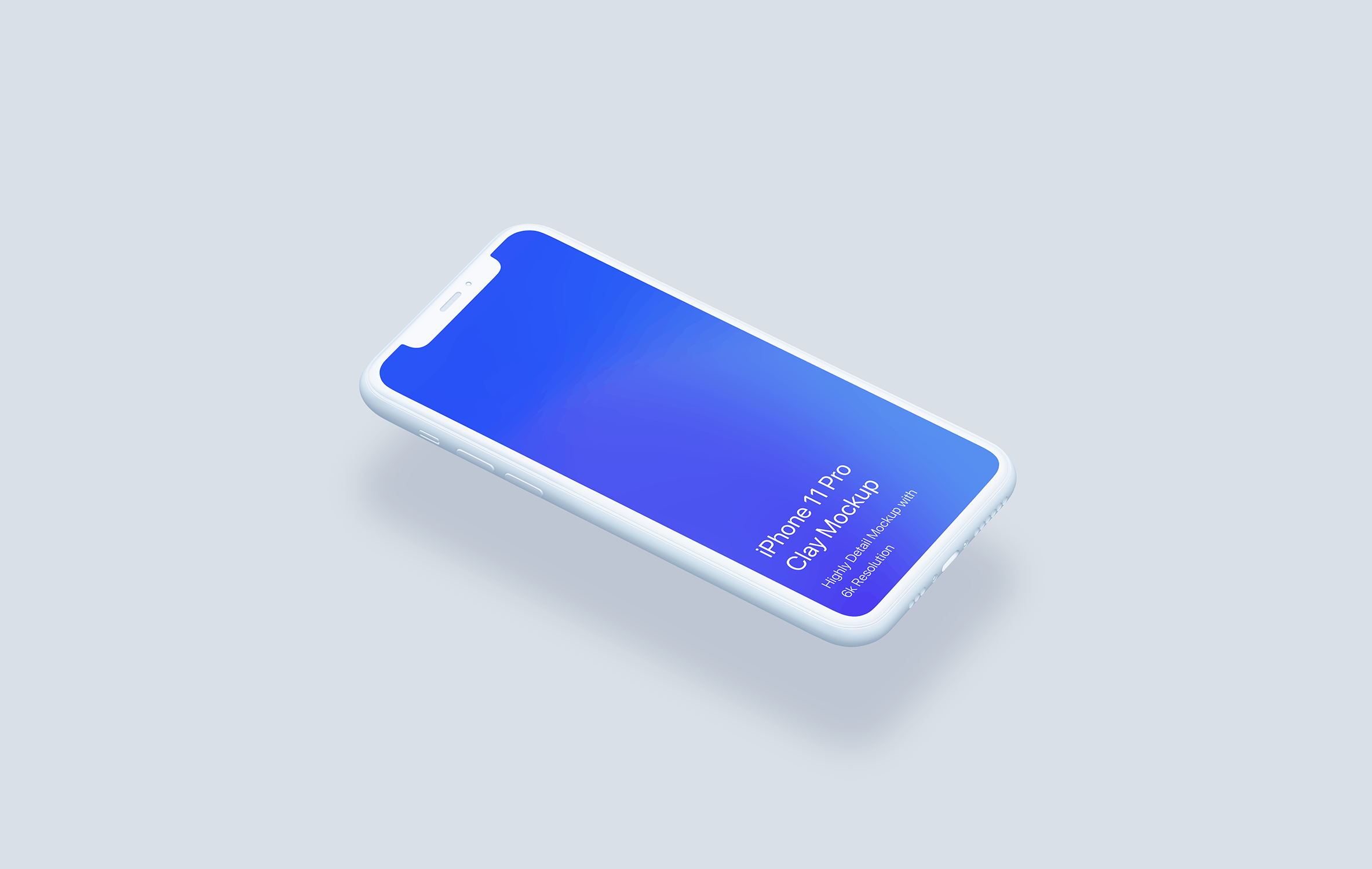黏土材质iPhone 11 Pro智能手机素材库精选样机 Clay iPhone 11 Pro Mockup – Clay Mockup Scenes插图(9)