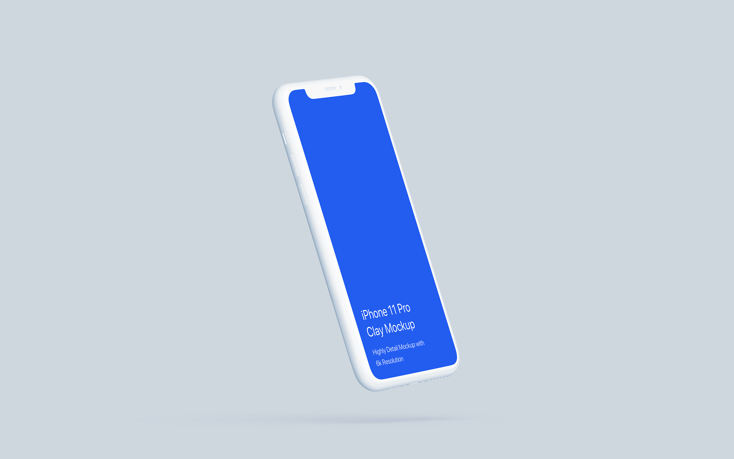 黏土材质iPhone 11 Pro智能手机素材库精选样机 Clay iPhone 11 Pro Mockup – Clay Mockup Scenes插图(10)