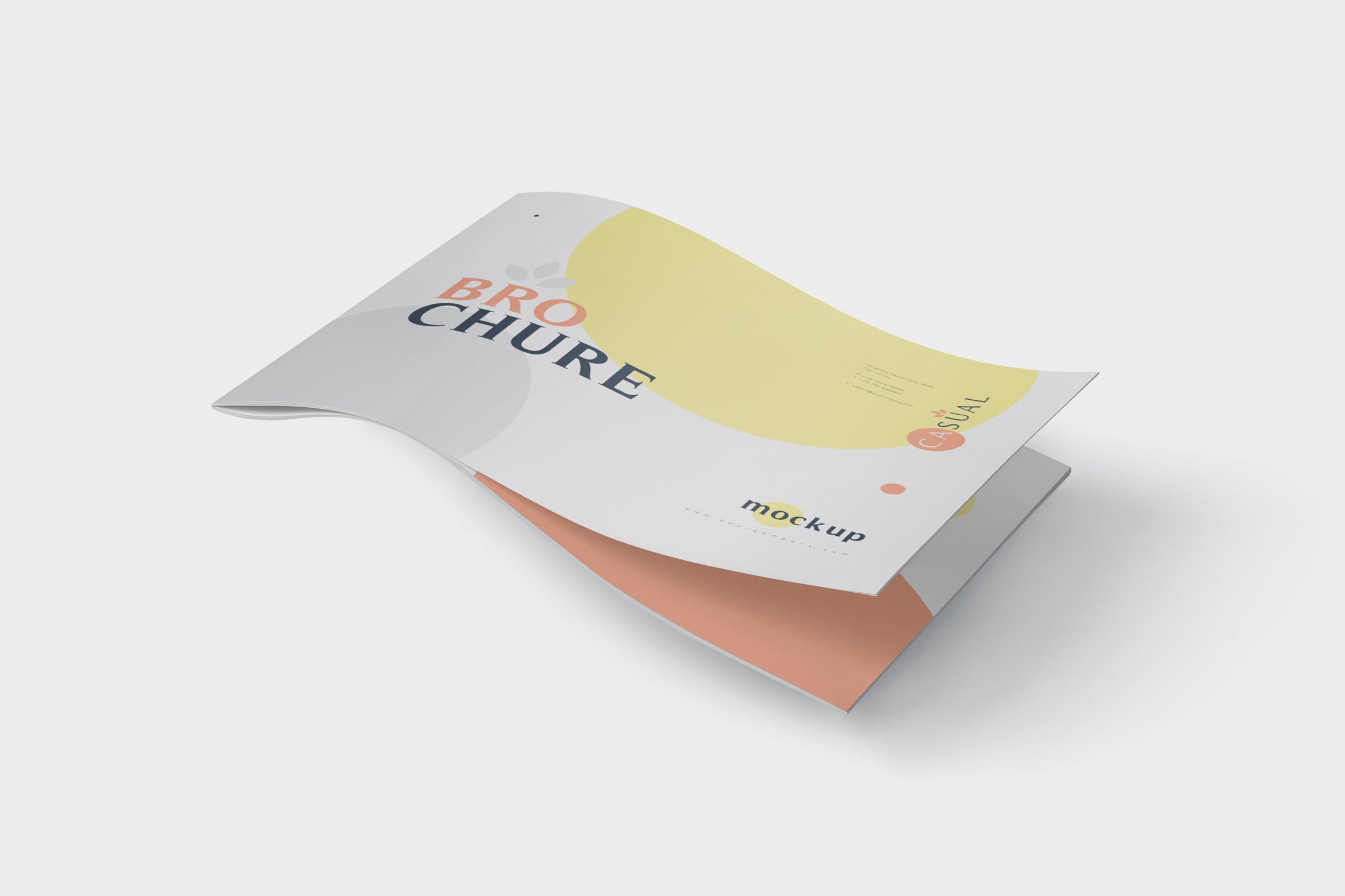 美国信纸尺寸横版杂志印刷效果图样机素材库精选 US Letter Landscape Brochure – Magazine Mockup set插图
