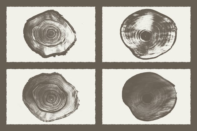 复古木纹年轮纹理套装 Wood Texture Pack 0.2插图(1)