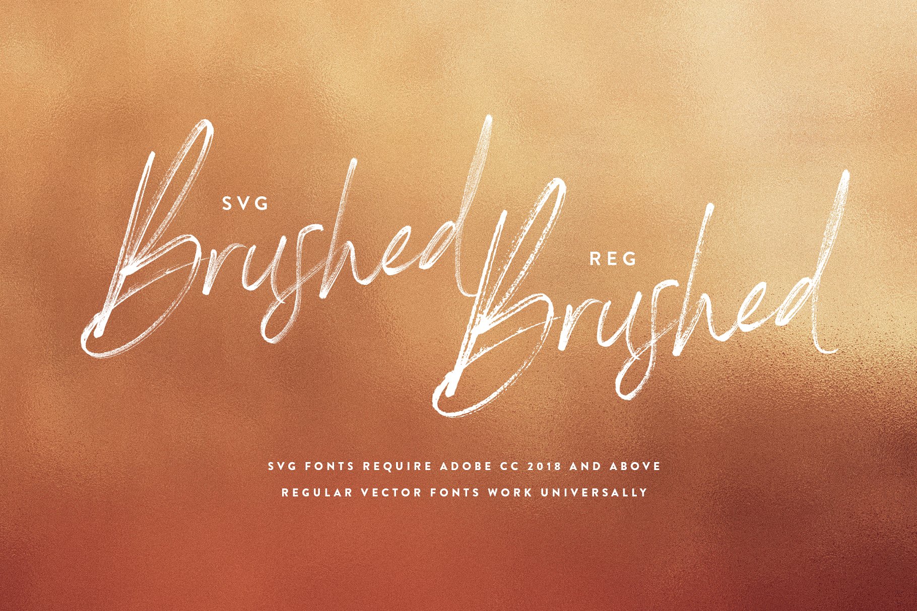 龙飞凤舞飘逸手写英文字体 Rustic Gold SVG Brush Script插图(7)