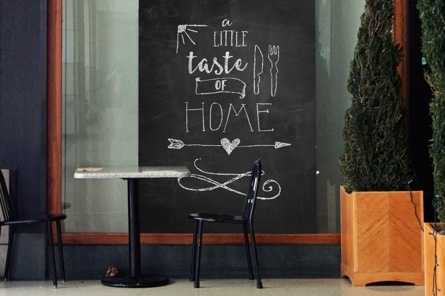 黑板粉笔画手绘设计素材包[1.47GB] The Authentic Chalkboard Bundle插图(2)