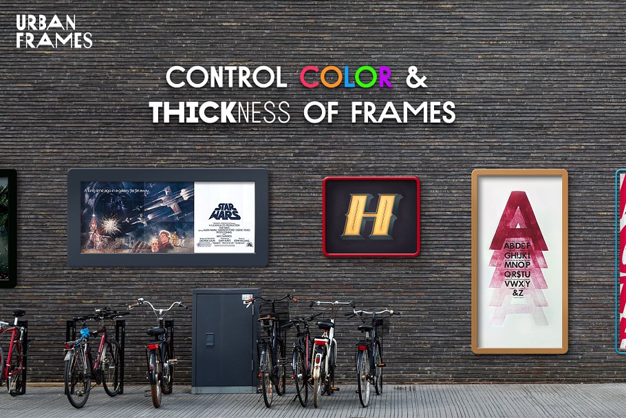 城市海报艺术品广告样机模板合集 Urban Frames插图(2)