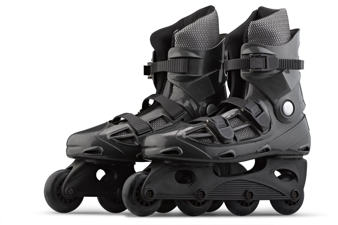 旱冰鞋溜冰鞋外观设计样机素材库精选模板 Roller_Skate-Mockup插图(2)