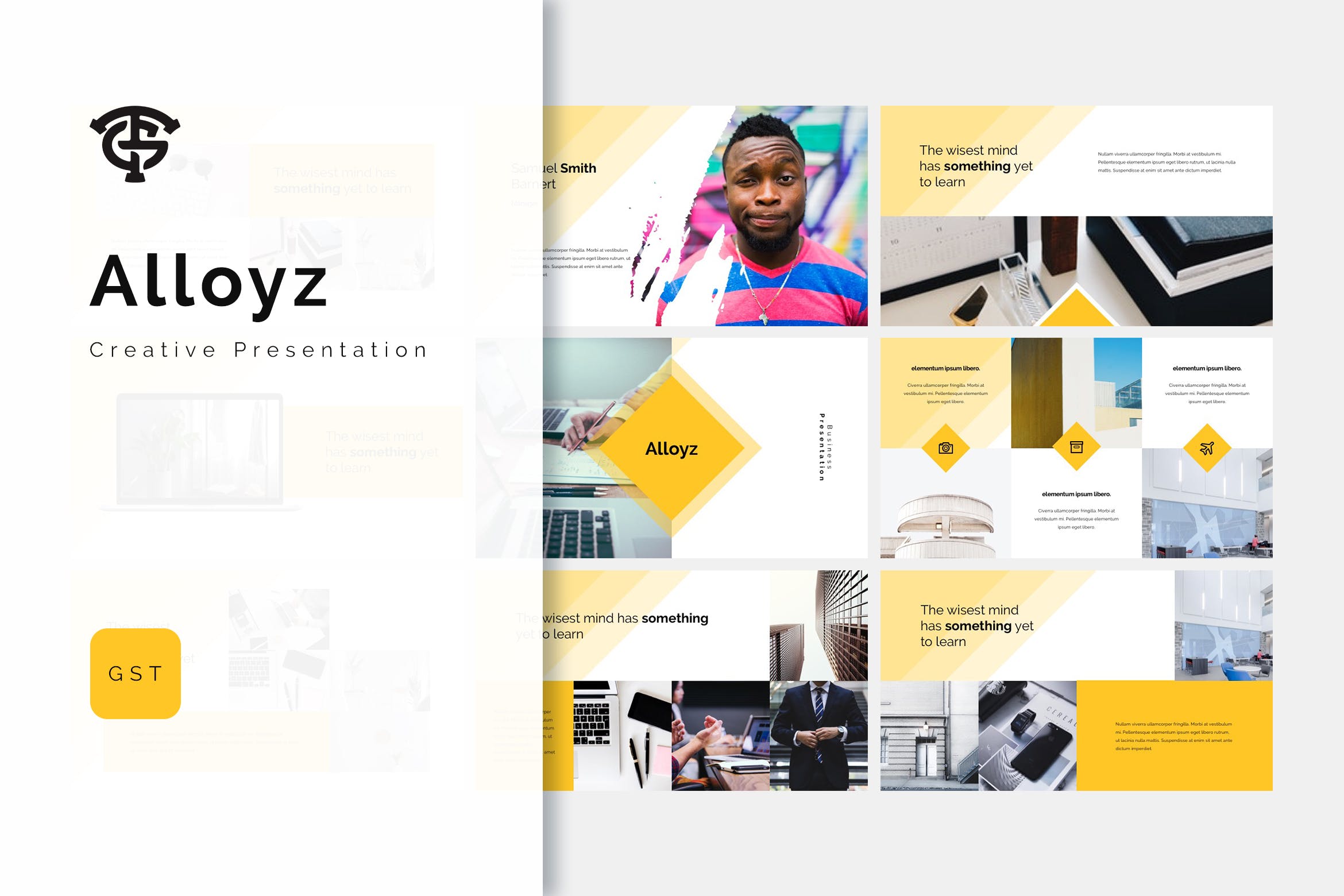 创意商业市场分析报告谷歌幻灯片模板 Allozy Business – Google Slides插图