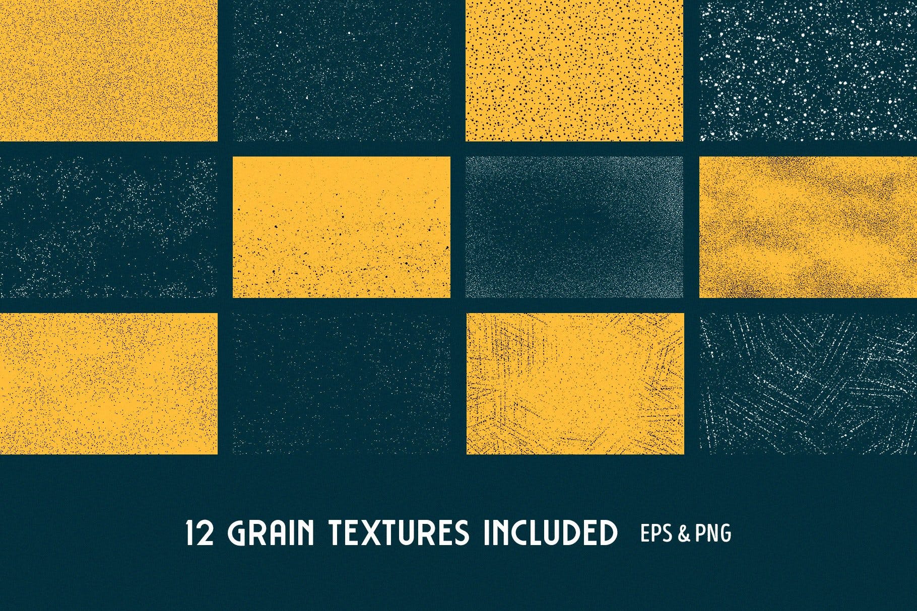 用于Illustrator的复古明暗效果纹理＆噪点笔刷 Shader Brushes for Illustrator插图(8)