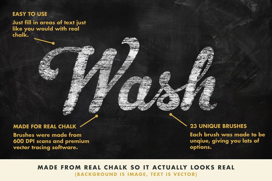 纺织风格粉笔笔画AI笔刷 DryGoods | Chalk Brushes for AI插图(2)