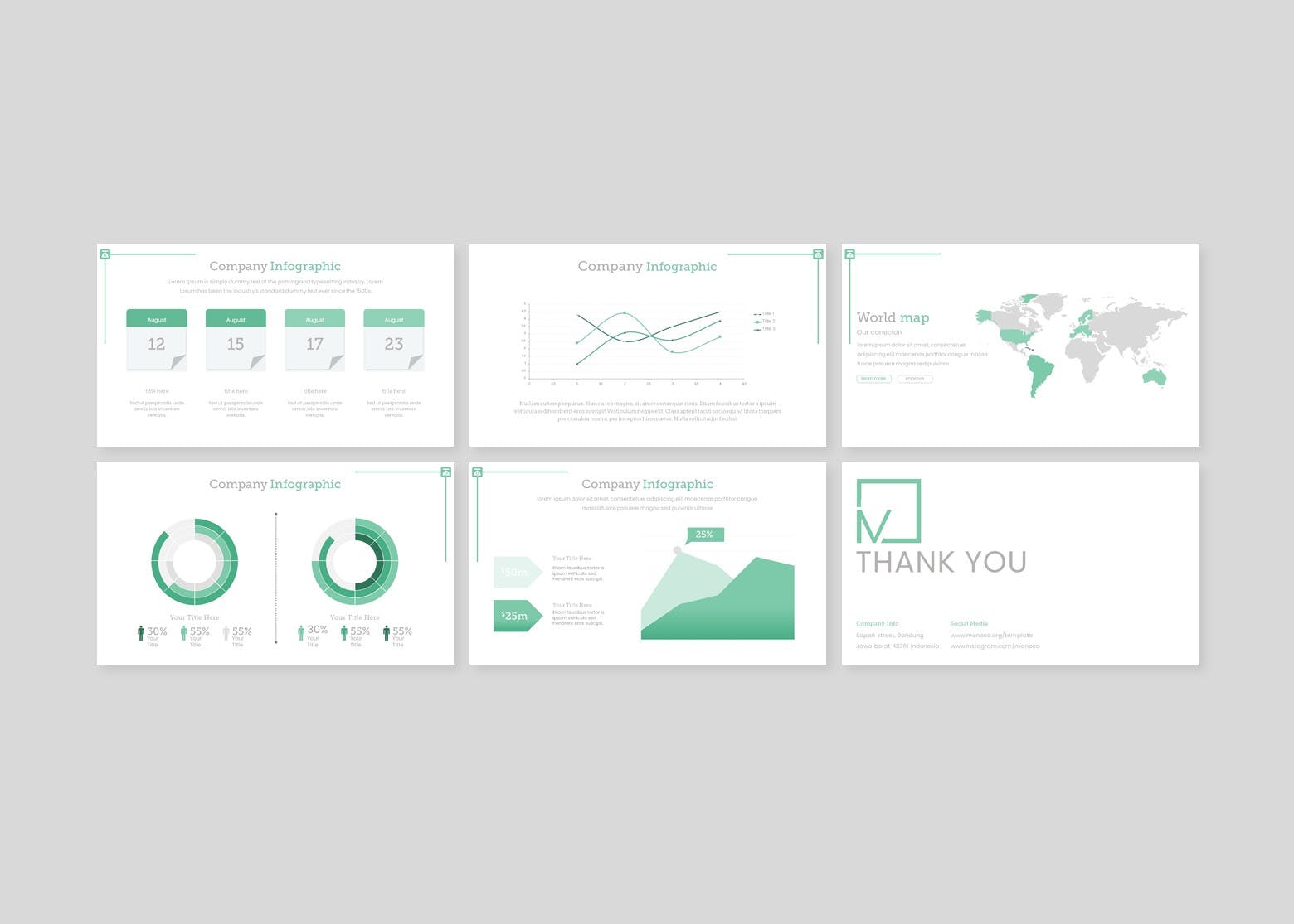 高端数码产品开发企业简介谷歌幻灯片模板 Monoco – Google Slides Template插图(4)