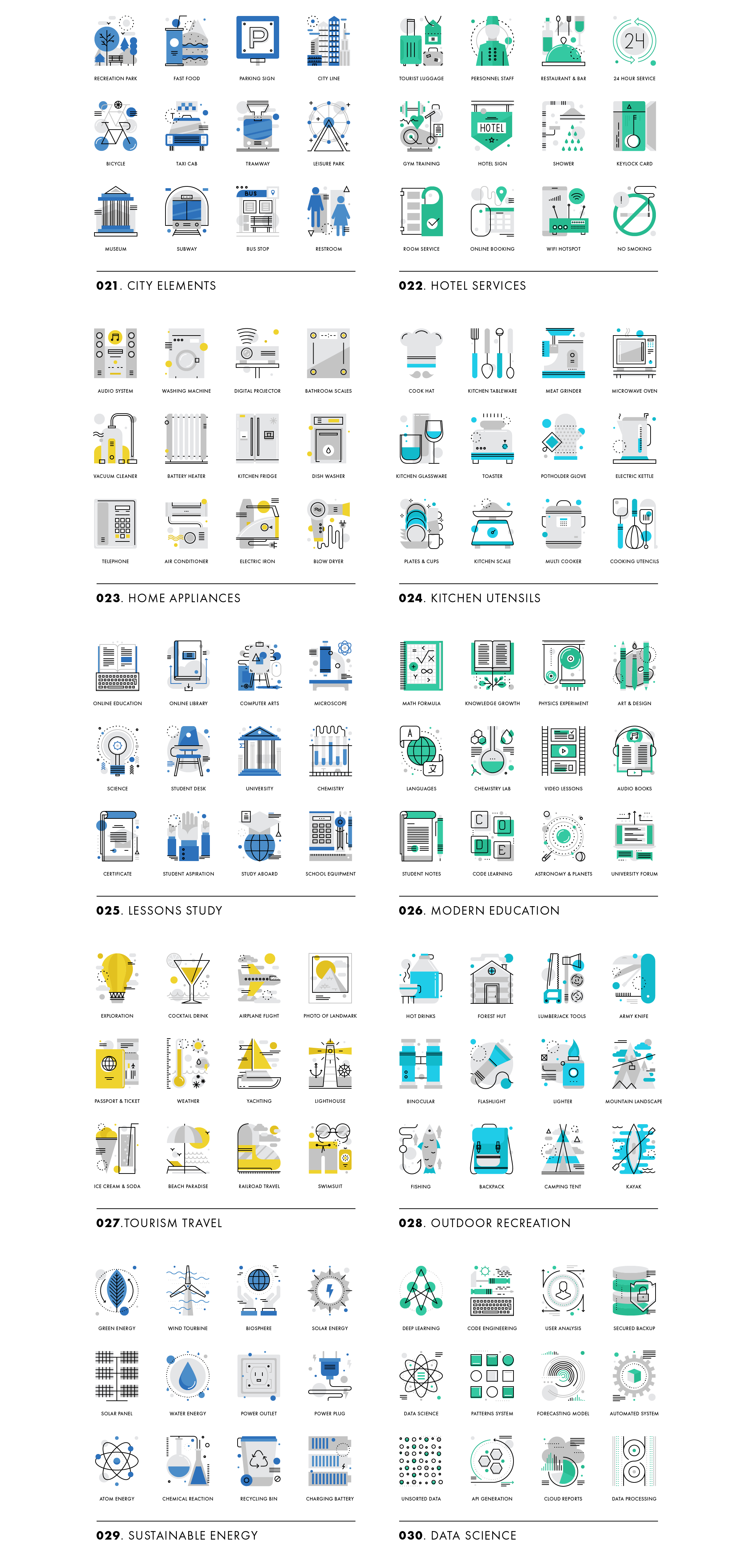 一套好用的时尚的图标插画打包下载[SVG]插图(2)