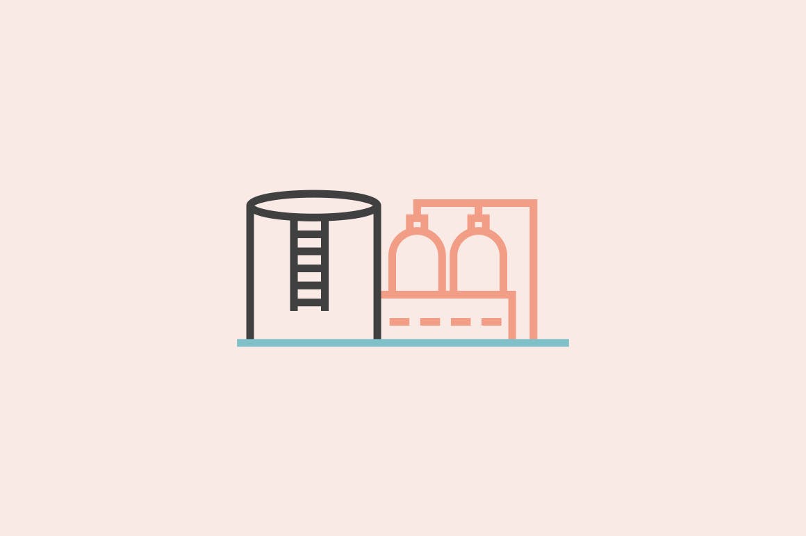 15枚工厂/工业生产主题矢量素材库精选图标 15 Factory Icons插图(2)