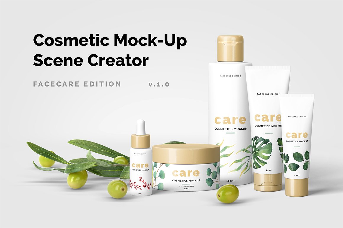 美容化妆场景“创造器” Cosmetic Mock-Up Scene Creator插图
