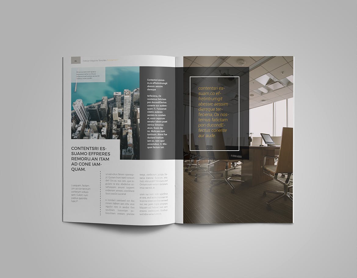 女性时尚主题素材库精选杂志版式设计InDesign模板 InDesign Magazine Template插图(13)