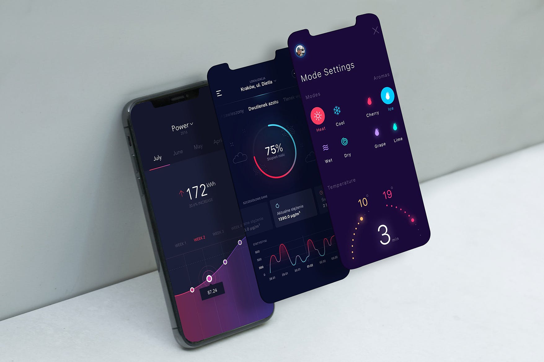 手机APP应用UI设计效果图素材库精选样机 Mobile App Mockup插图(2)