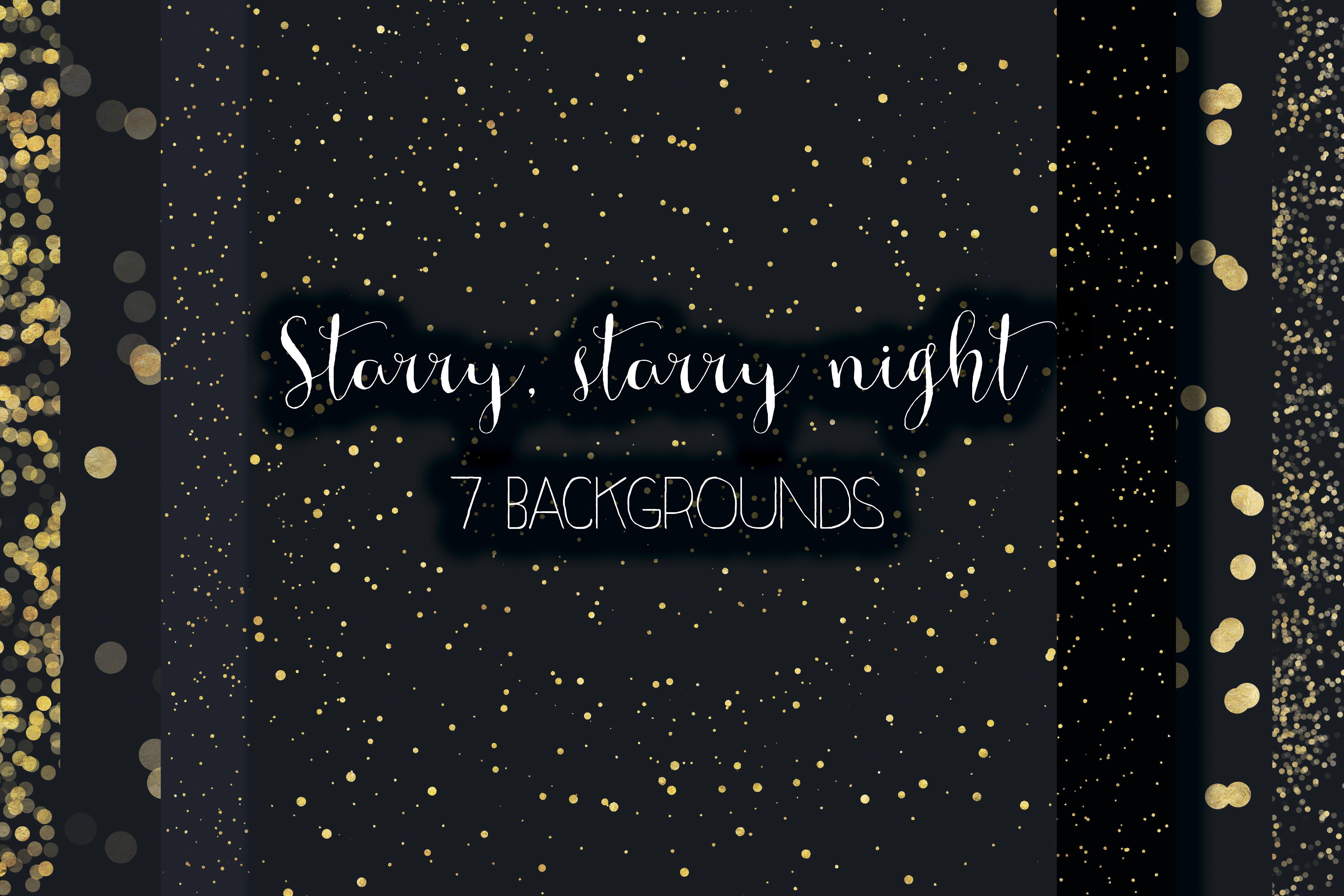 7款高分辨星空背景 starry night backgrounds插图