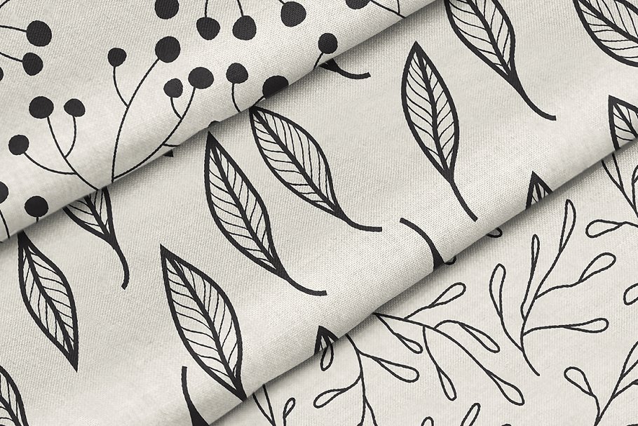 花卉图案无缝纹理 Floral Seamless Patterns Bundle插图(4)