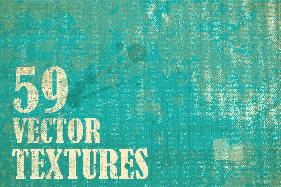 独特做旧污迹矢量纹理 Grunge Vector Textures插图