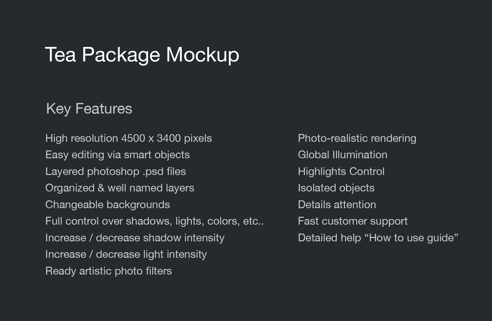 茶叶铁盒包装设计效果样机 Tea Package Mockup插图(1)