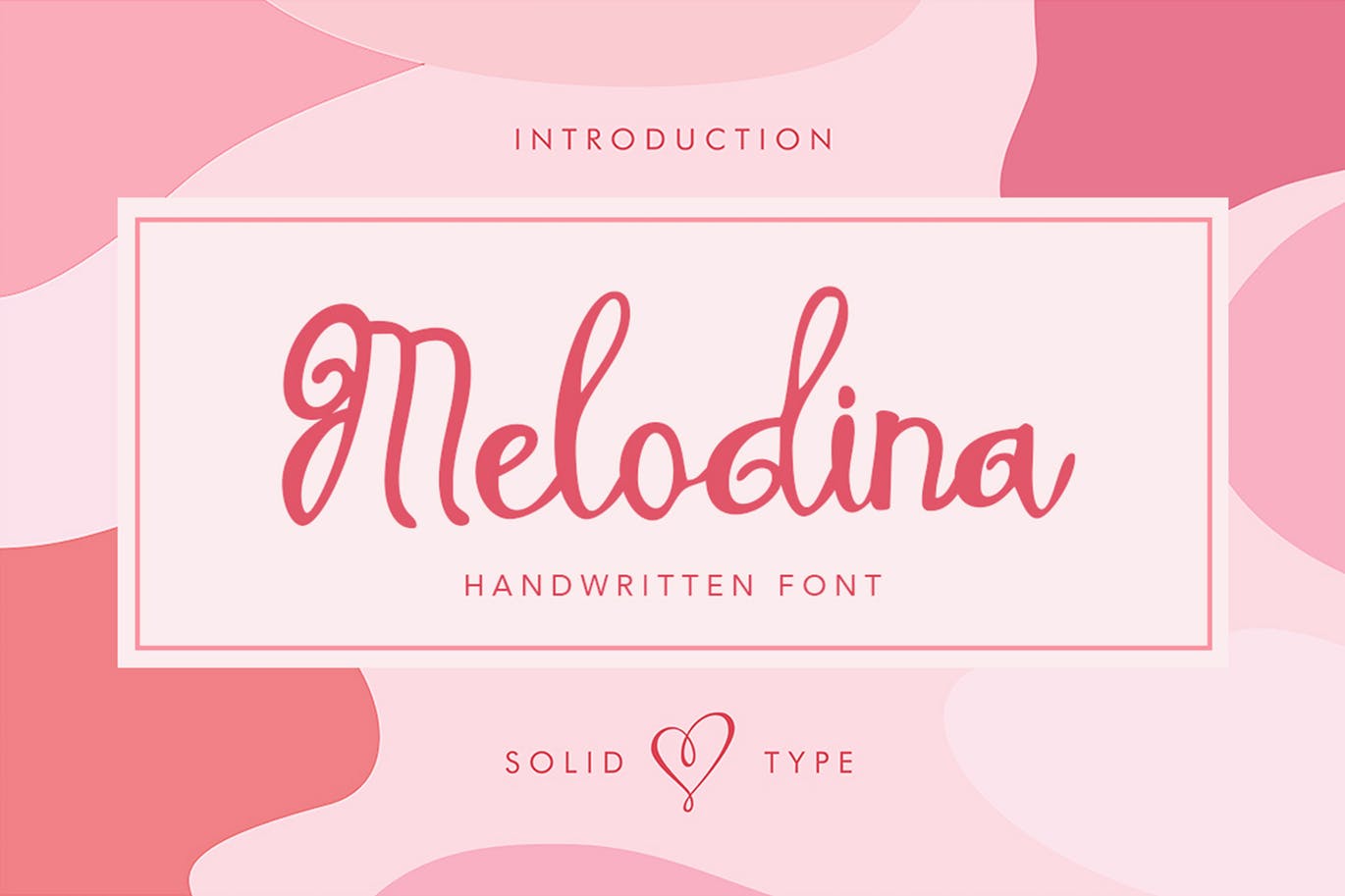 现代女性书法风格英文手写字体 Melodina Script插图