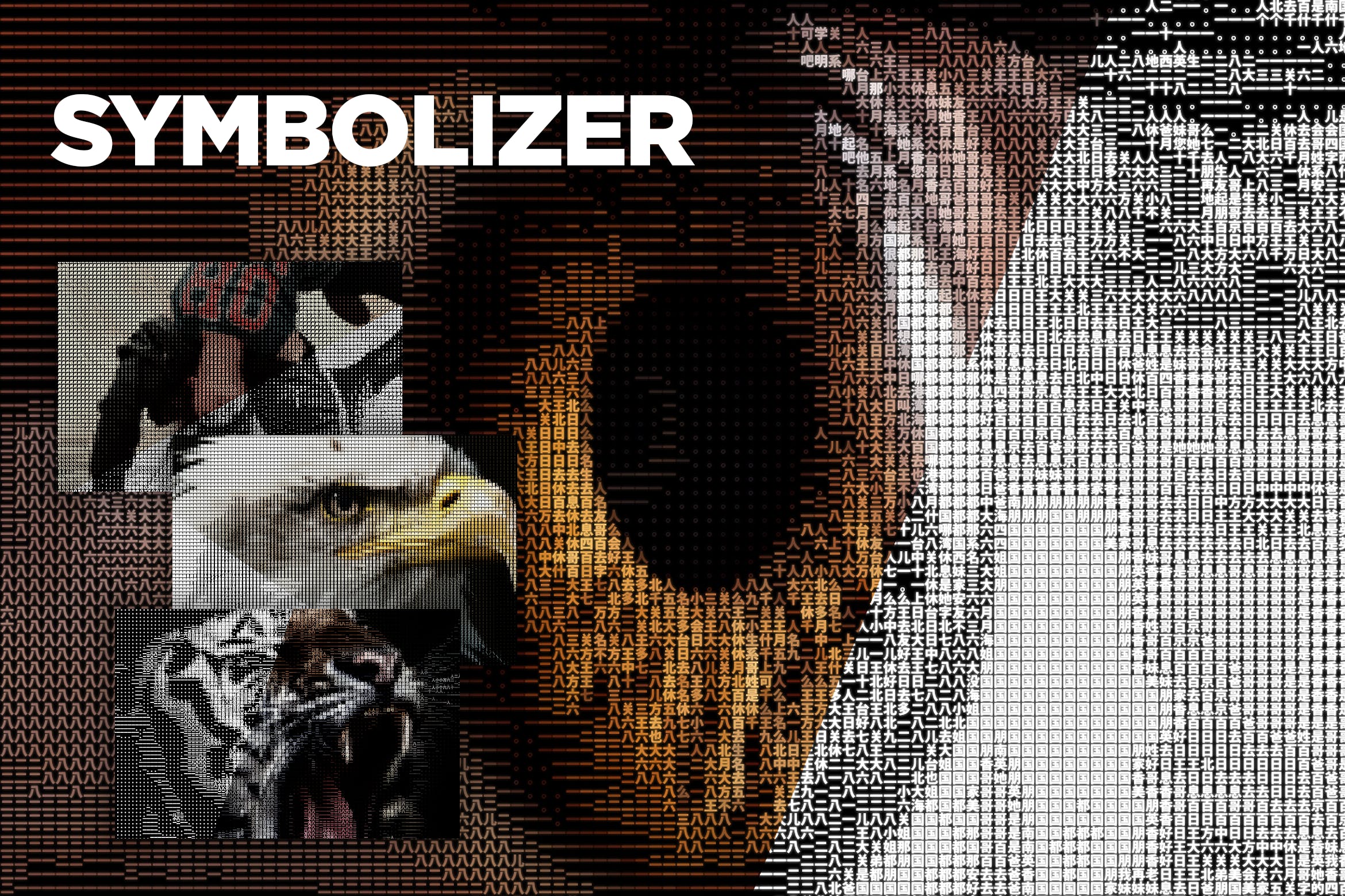 图片转文字组成特效PS脚本 Symbolizer + Symbols Checker CS4+ Photoshop Script插图