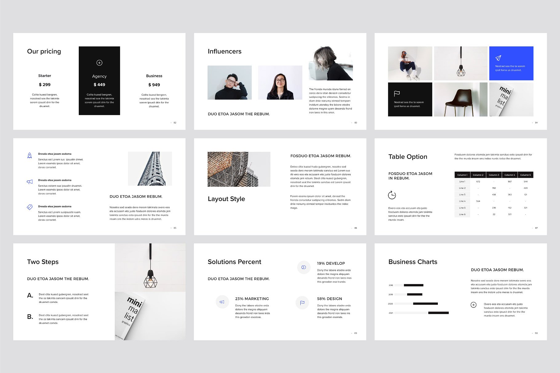 现代简约风格企业团队介绍谷歌幻灯片模板 MURO – Google Slides Template +Bonus插图(13)