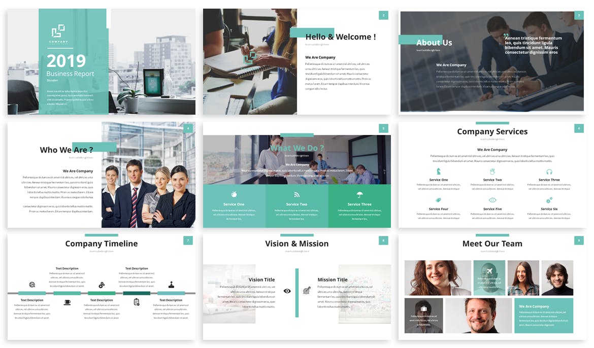 企业商务团队/企业介绍谷歌幻灯片模板下载 Stendarr – Business Google Slides Template插图(1)