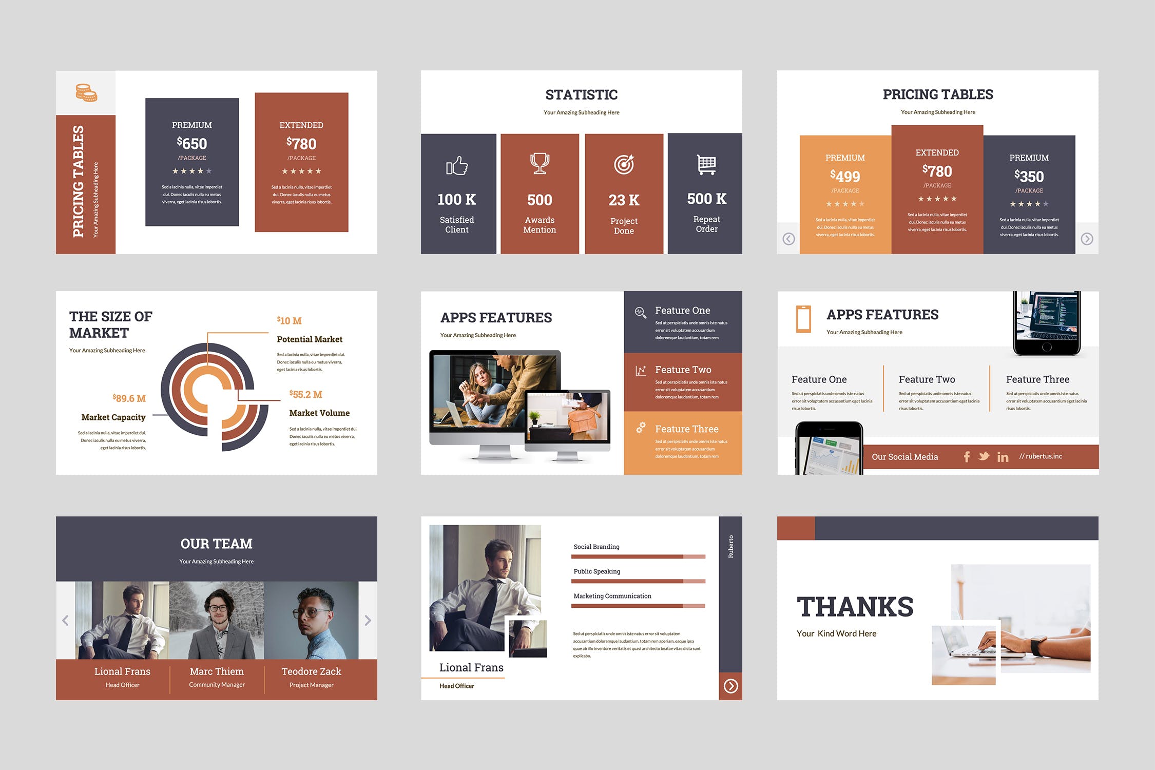 企业校园招聘宣讲会谷歌幻灯片设计模板 Goodear – Business Googleslides Presentation插图(4)