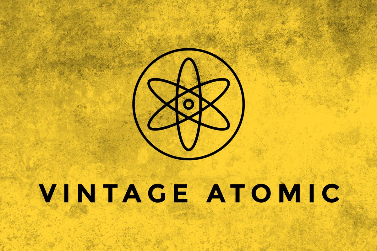 复古原子纹理PS笔刷 Vintage Atomic Texture Brushes插图