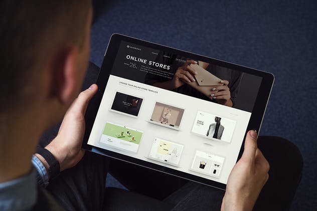 手持iPad Pro平板电脑样机v1 iPad Pro Mockups v1插图
