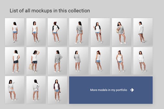 逼真时尚T恤服装样机Vol.14 Ultimate Apparel Mockup Vol. 14插图(4)