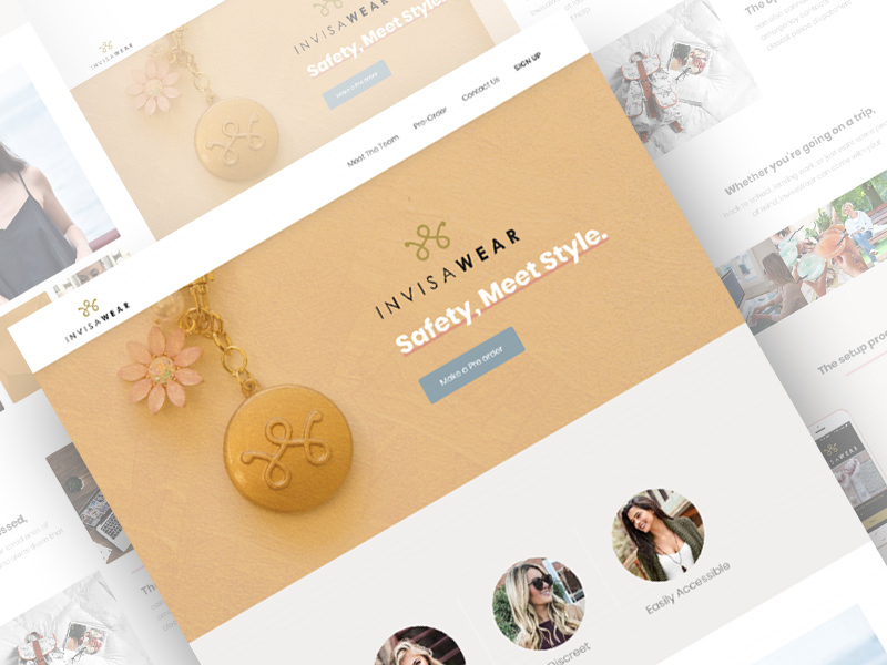 产品展示网页模板 Landing Page Template For Products插图