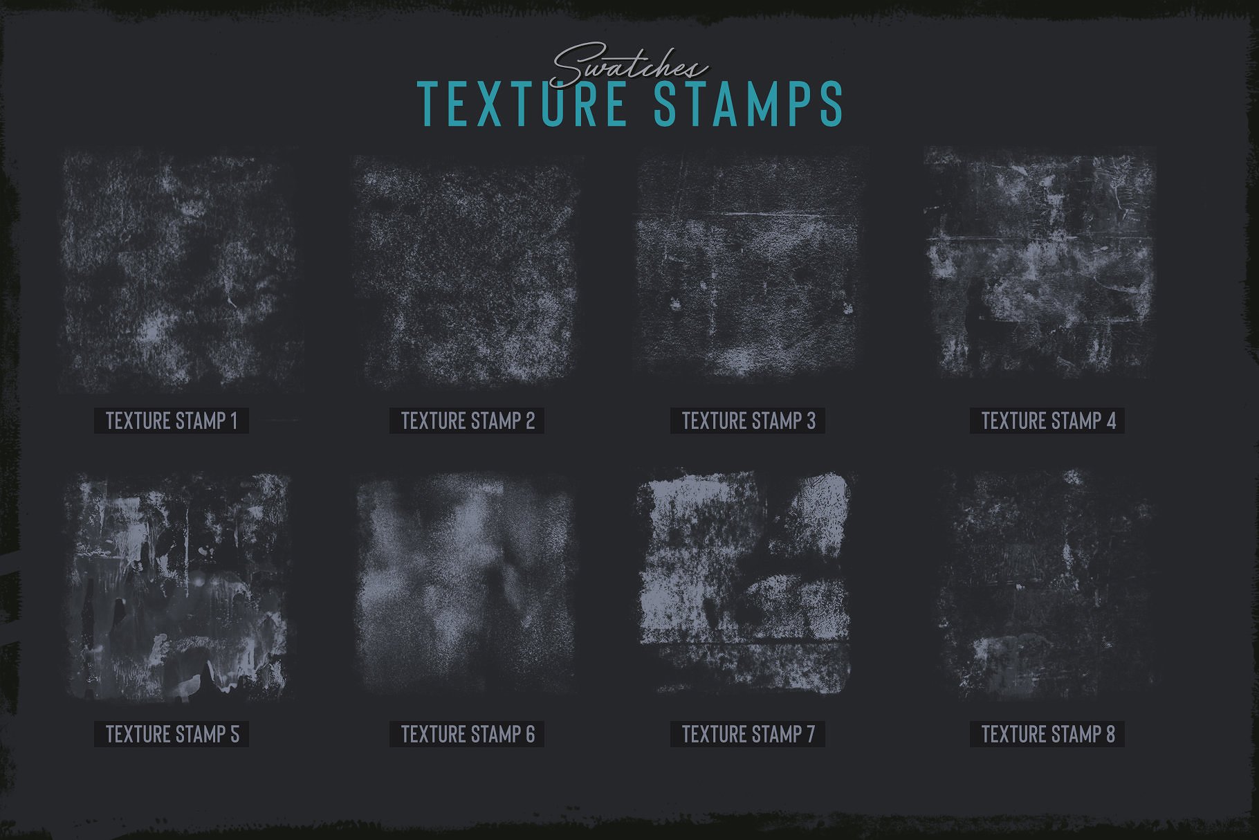 素描卡通3D渲染笔刷 Grunge Toolbox Procreate Brushes插图(4)