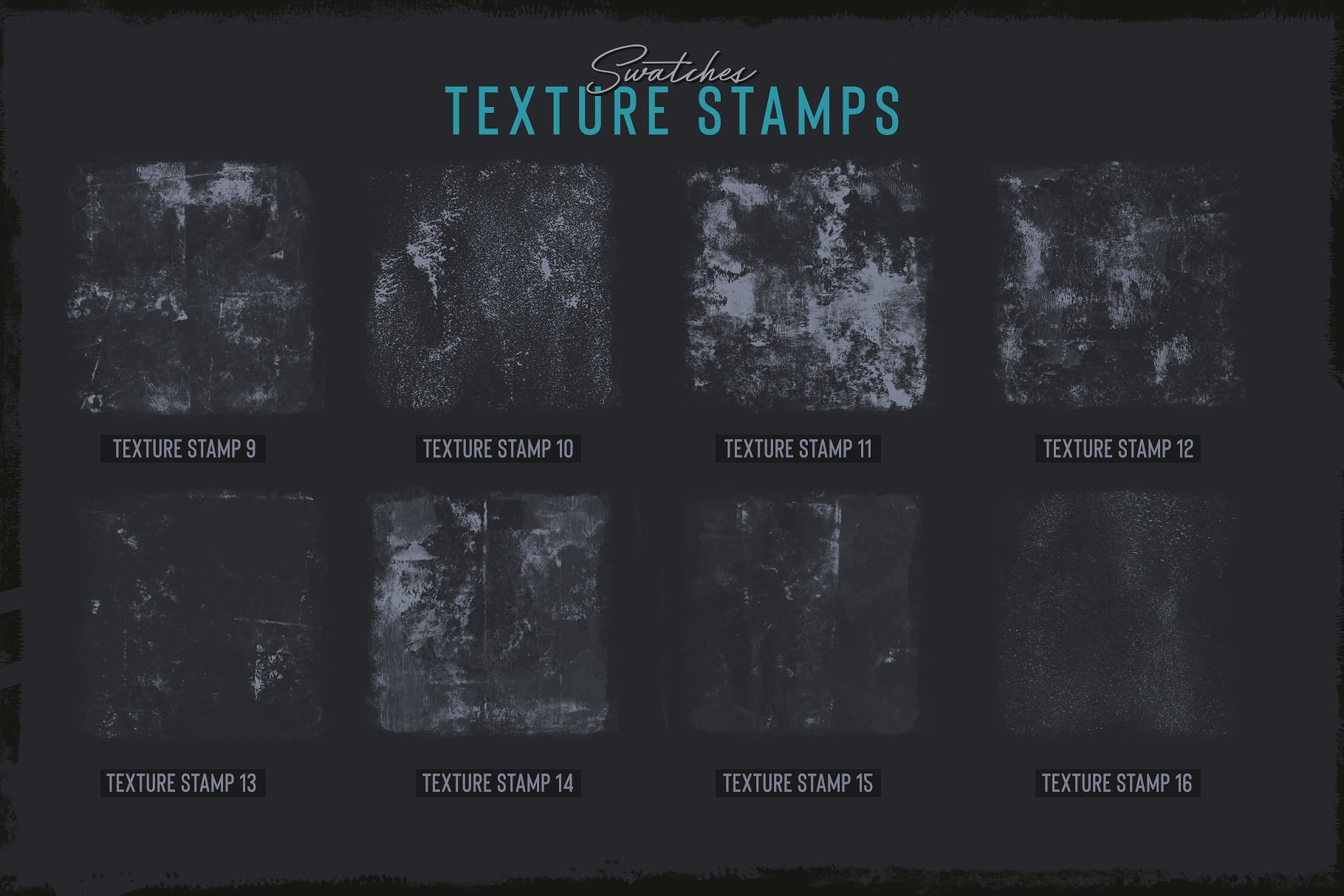 素描卡通3D渲染笔刷 Grunge Toolbox Procreate Brushes插图(5)