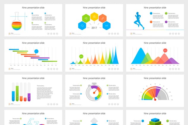 数据类信息图表通用幻灯片演示模板合集 Nine – Multipurpose PowerPoint Template插图(8)
