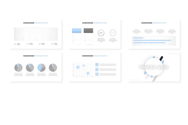 企业商务风格多用途PPT幻灯片模板 Maroonize – Powerpoint Template插图(3)