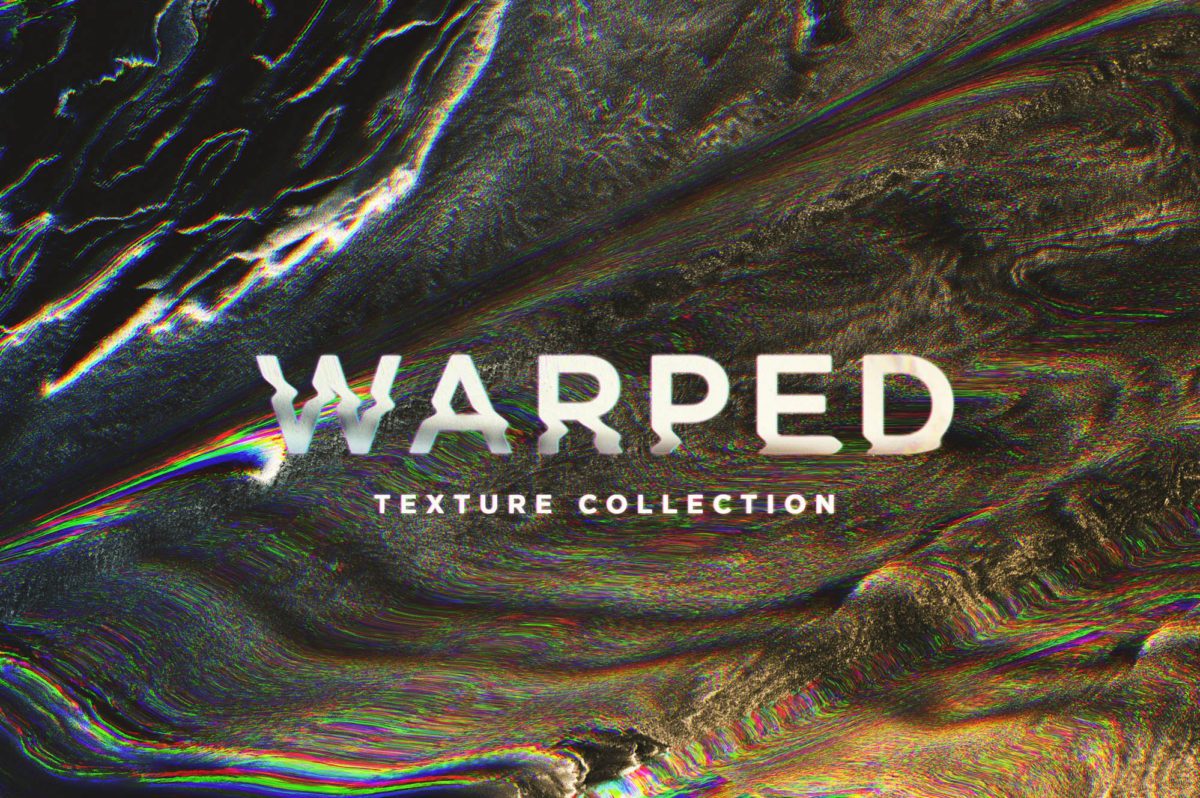 创意抽象纹理系列：数字信号和视觉失真抽象纹理 Warped插图(3)