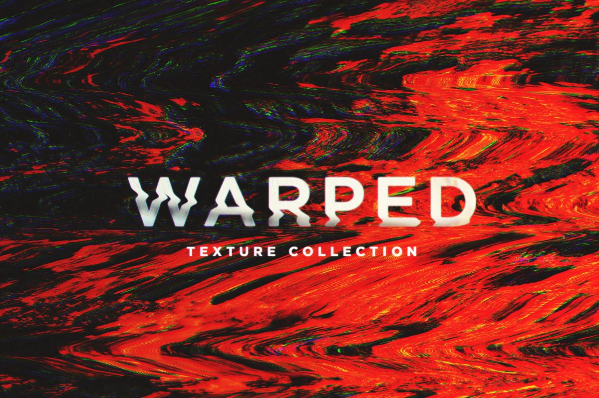 创意抽象纹理系列：数字信号和视觉失真抽象纹理 Warped插图(4)