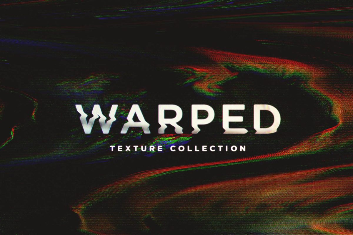 创意抽象纹理系列：数字信号和视觉失真抽象纹理 Warped插图(5)