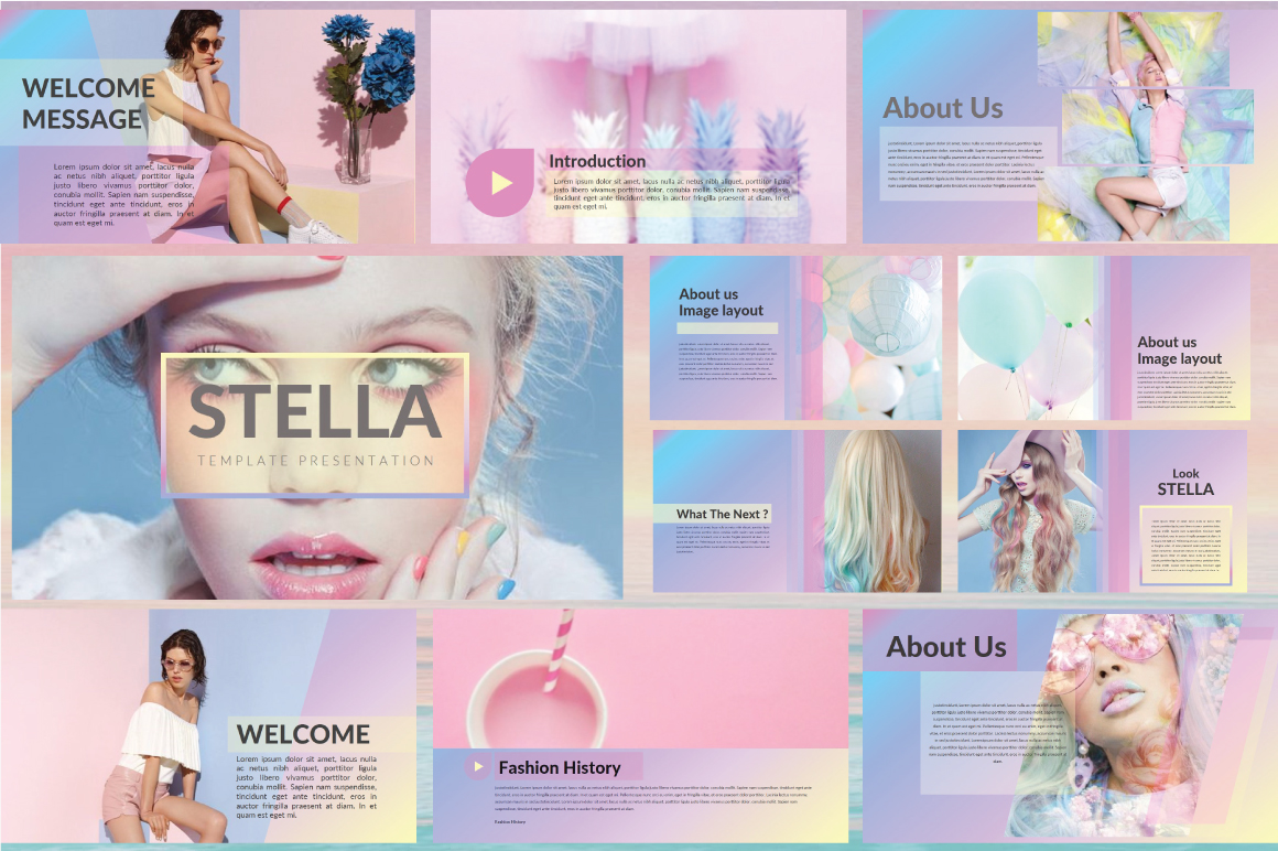 化妆项目的谷歌PPT模板下载 Stella Google Slide Presentation [pptx]插图(3)
