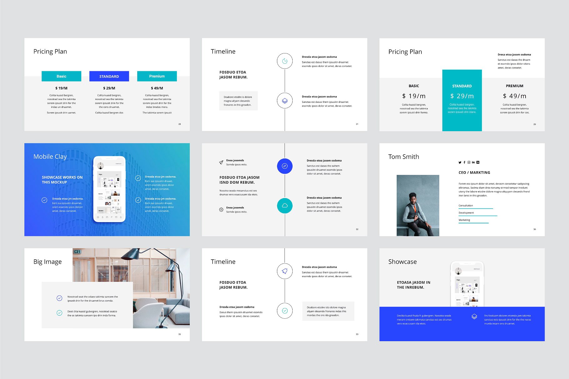 互联网初创企业适用的谷歌幻灯片模板 ARONA  Google Slides Template +Bonus插图(4)