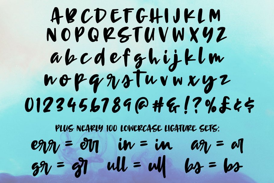 生动有趣的手写英文粗体手写字体 Terrapin: a bold handwriting script插图(1)