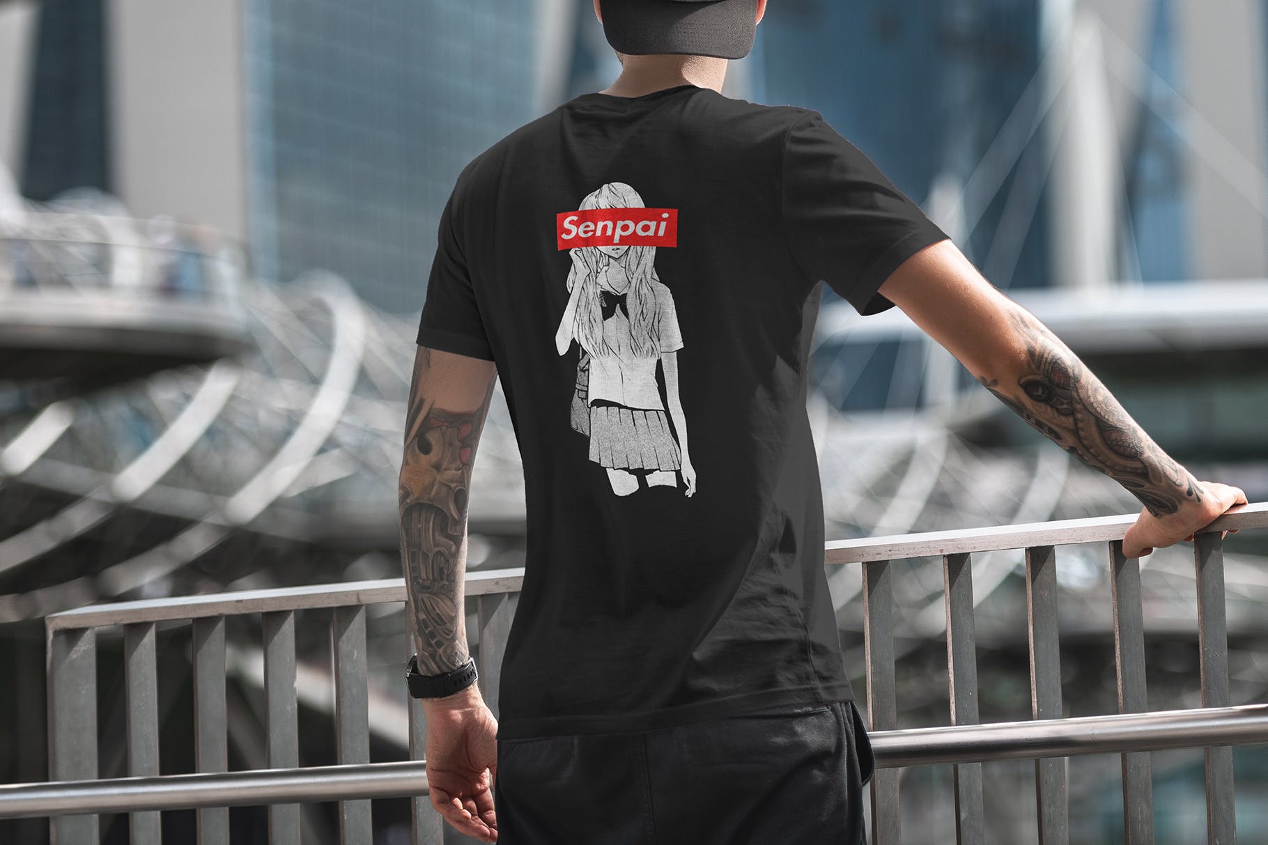城市系列-印花T恤产品展示样机素材库精选模板v6 T-Shirt Mockup Urban Edition Vol. 6插图(2)